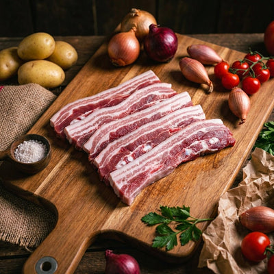 La Poitrine de porc tranchée 5x120g - Féroce